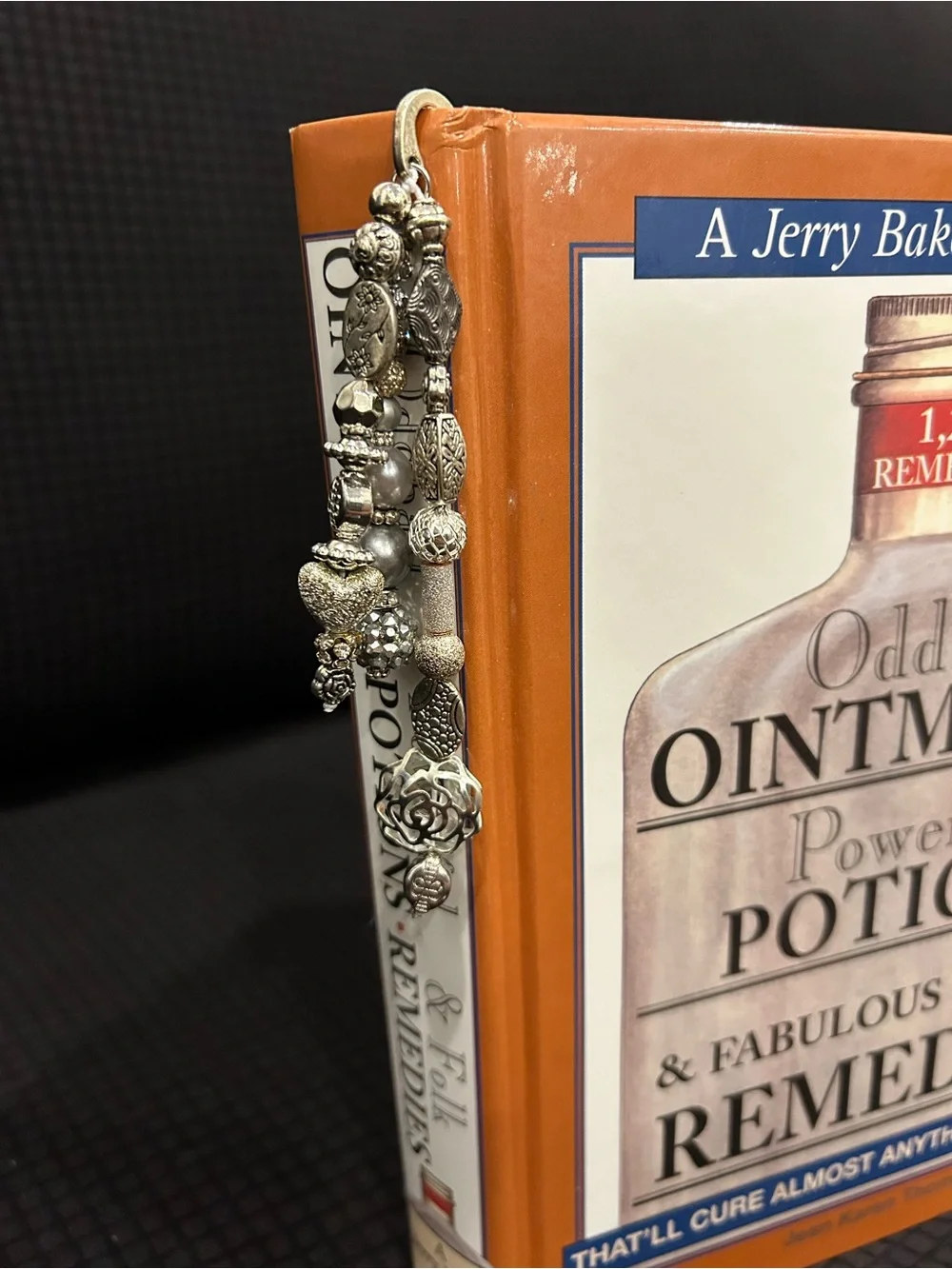 Silver Cluster Beaded Bookmark - Home Accents